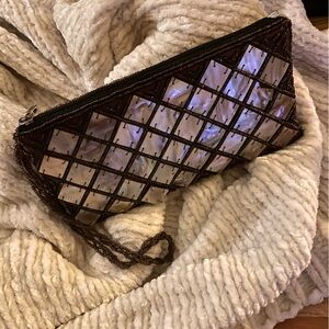 Shell and Beaded Wristlet